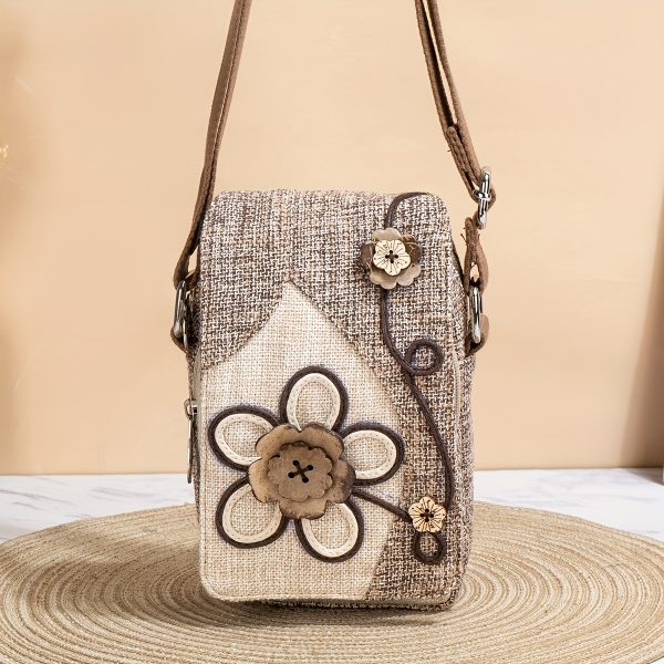 Women's Floral Phone Bag | Adjustable Crossbody Bag